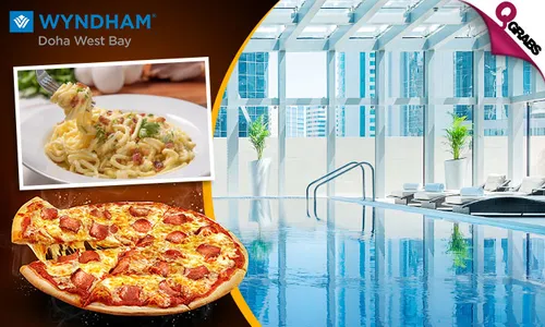 Pool Day Pass with Meal at Wyndham Doha West Bay!